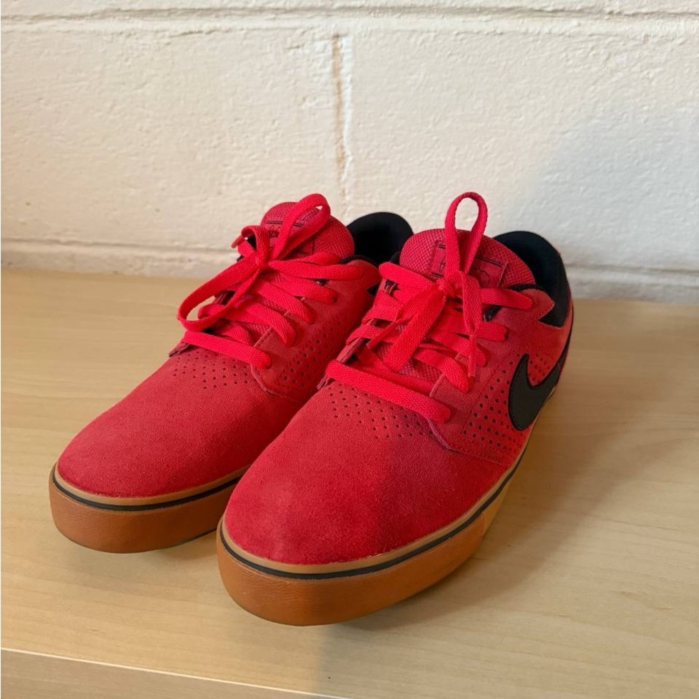 Nike P Rods Lunarlon Men's Red and Black Sneakers